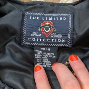 Black The a limited Puffer Vest